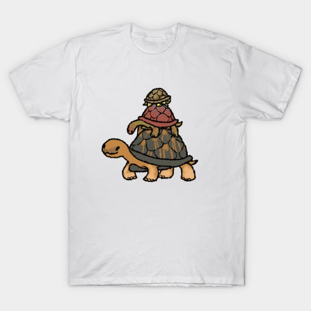 Joyous June Tortoises T-Shirt by Tayleaf